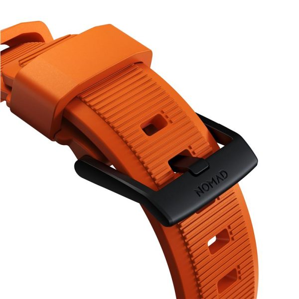 Nomad Rugged Strap Orange/Black-Apple Watch 44/45/46/49mm (NM01217985) - Image 5