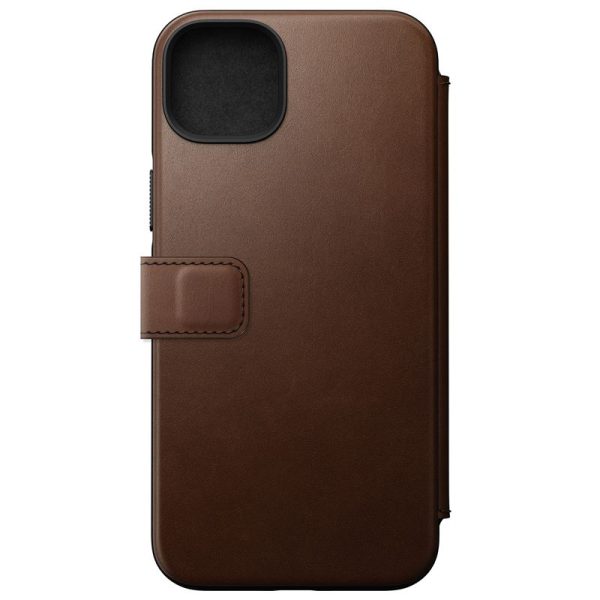 Nomad Leather MagSafe Folio Brown-iPhone 14 Plus (NM01284185) - Image 3