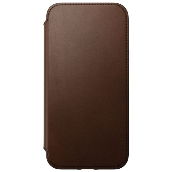 Nomad Leather MagSafe Folio Brown-iPhone 14 Plus (NM01284185) - Image 6