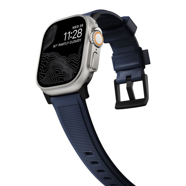 Nomad Rugged Strap Atlantic  Blue/Black-Apple Watch 49/46/45/44mm (NM01295785) - Image 6