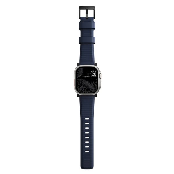 Nomad Rugged Strap Atlantic  Blue/Black-Apple Watch 49/46/45/44mm (NM01295785) - Image 7