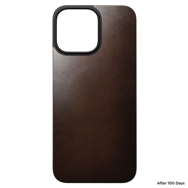 Nomad Magnetic Leather Back Brown-iPhone 16 Pro Max (NM01361985) - Image 3