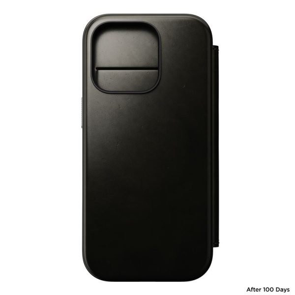 Nomad Leather Folio Green Chrome-iPhone 16 Pro (NM01385585) - Image 4