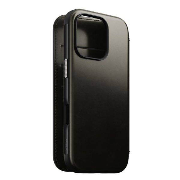 Nomad Leather Folio Green Chrome-iPhone 16 Pro (NM01385585) - Image 5
