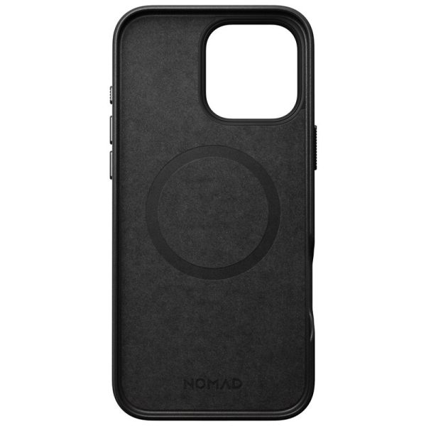 Nomad Traditional Leather Case Black iPhone 16 Pro Max (NM01388685) - Image 4