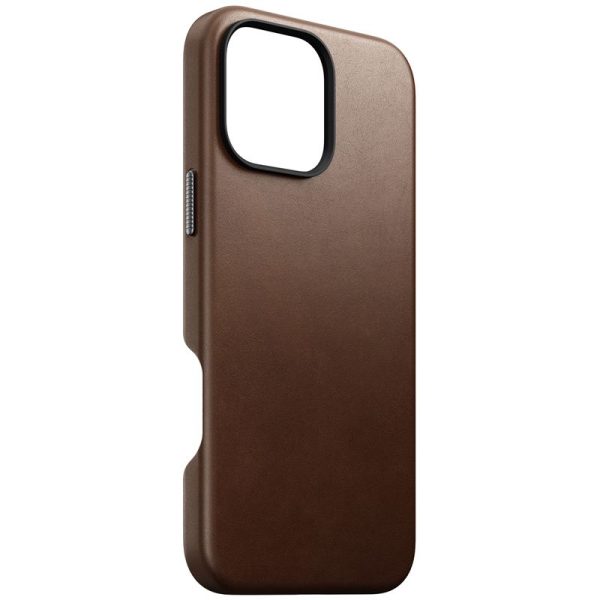 Nomad Traditional Leather Case Brown iPhone 16 Pro Max (NM01389385) - Image 5