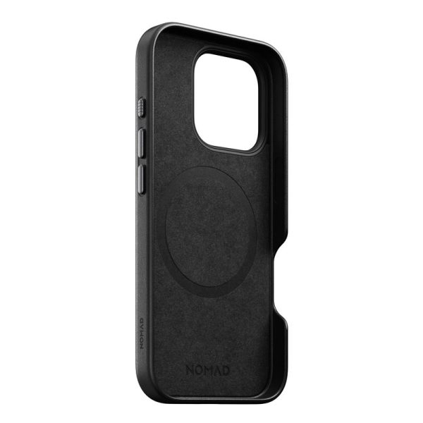 Nomad Traditional Leather Case Black iPhone 16 Pro (NM01391685) - Image 6