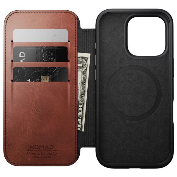 Nomad Leather Folio Olde Dublin-iPhone 16 Pro (NM01398585) - Image 6