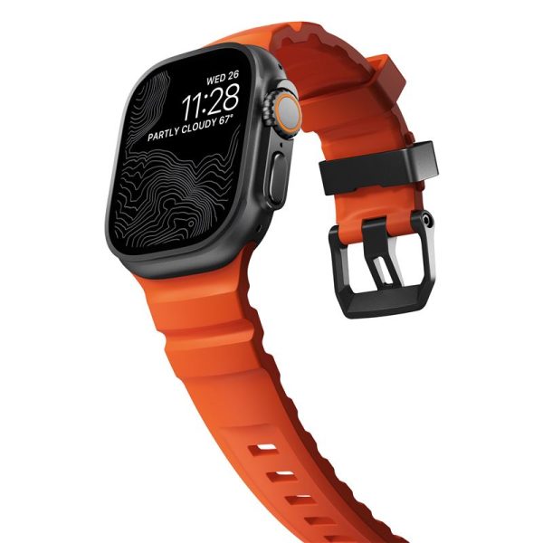 Nomad Rocky Point Band Black/Magma-Apple Watch 49/46/45/44mm (NM014865858) - Image 6