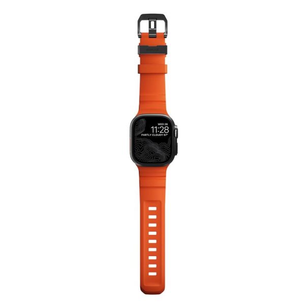 Nomad Rocky Point Band Black/Magma-Apple Watch 49/46/45/44mm (NM014865858) - Image 7