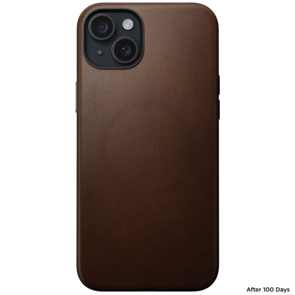 Nomad Modern Leather Case Brown-iPhone 15 Plus (NM01610885) - Image 4