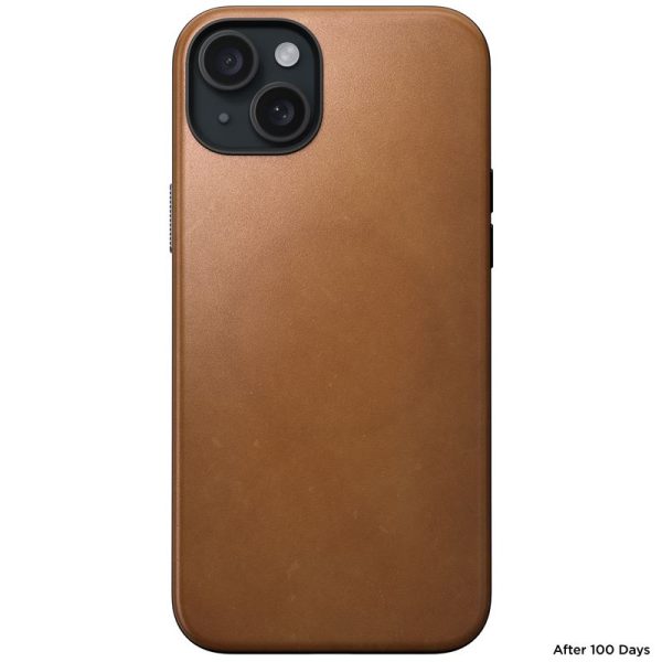 Nomad Modern Leather Case English Tan-iPhone 15 Plus (NM01611585) - Image 4