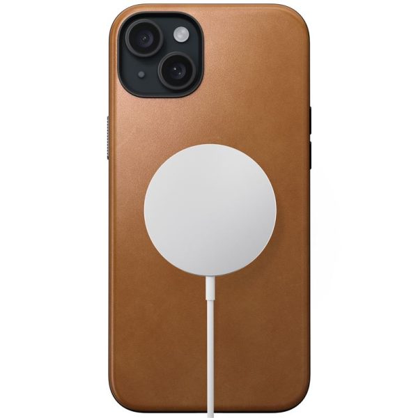 Nomad Modern Leather Case English Tan-iPhone 15 Plus (NM01611585) - Image 5