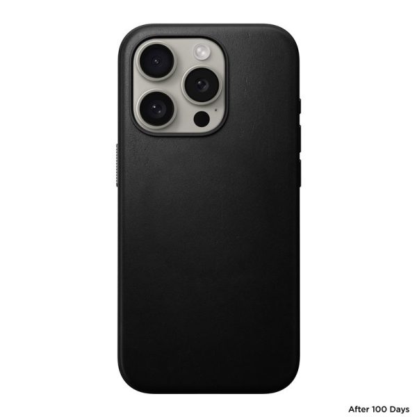 Nomad Modern Leather Case Black-iPhone 15 Pro (NM01613985) - Image 4