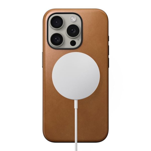 Nomad Modern Leather Case English tan-iPhone 15 Pro (NM01615385) - Image 5