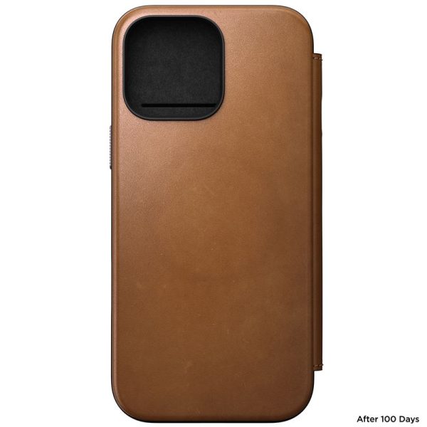 Nomad Leather Folio English Tan-C-iPhone 16 Pro Max (NM01673385) - Image 4