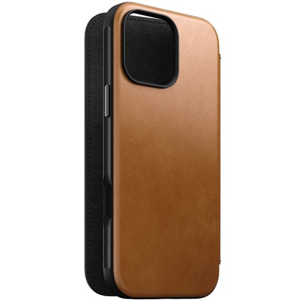 Nomad Leather Folio English Tan-C-iPhone 16 Pro Max (NM01673385) - Image 5