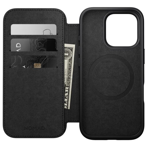 Nomad Modern Leather Folio Brown-iPhone 16 Pro (NM01679585) - Image 7