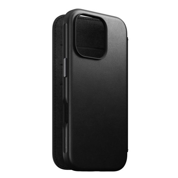 Nomad Modern Leather Folio Black-iPhone 16 Pro (NM01680185) - Image 5