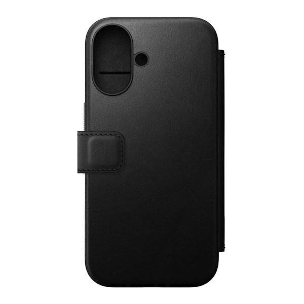 Nomad Modern Leather Folio Black-iPhone 16 (NM01684985) - Image 3