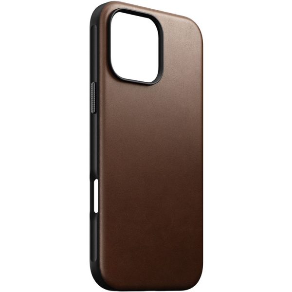 Nomad Modern Leather Case Brown-iPhone 16 Pro Max (NM01692485) - Image 5