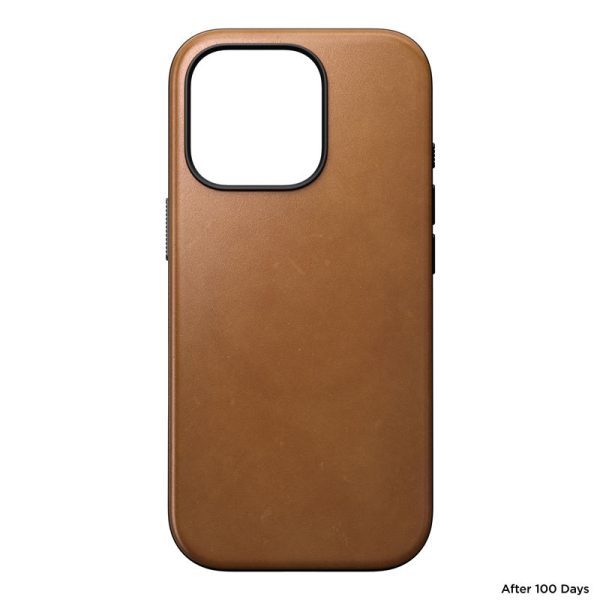 Nomad Modern Leather Case English Tan-C-iPhone 16 Pro (NM01695585) - Image 3