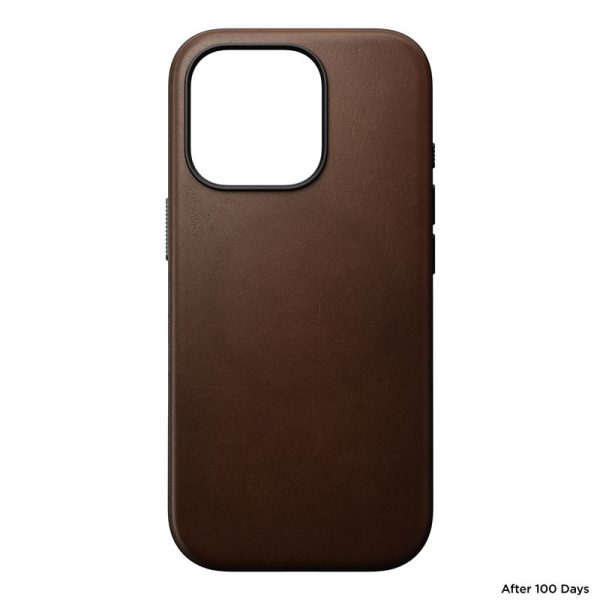 Nomad Modern Leather Case Brown-iPhone 16 Pro (NM01696285) - Image 3