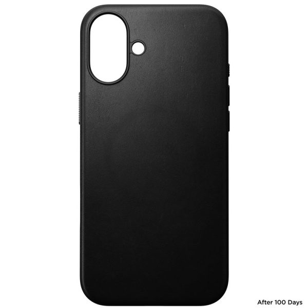 Nomad Modern Leather Case Black-iPhone 16 Plus (NM01699385) - Image 3