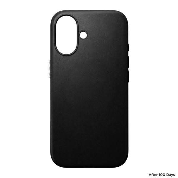 Nomad Modern Leather Case Black-iPhone 16 (NM01851585) - Image 3