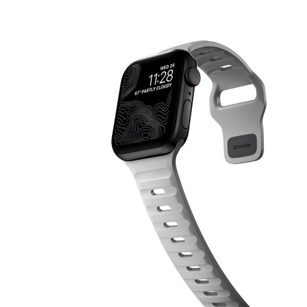 Nomad Sport Strap S/M Grey-Apple Watch 42/41/40/38mm (NM01959885) - Image 8