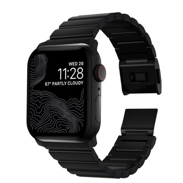 Nomad Titanium Band Black-Apple Watch 49/46/45/44mm (NM1A41BXT0) - Image 4