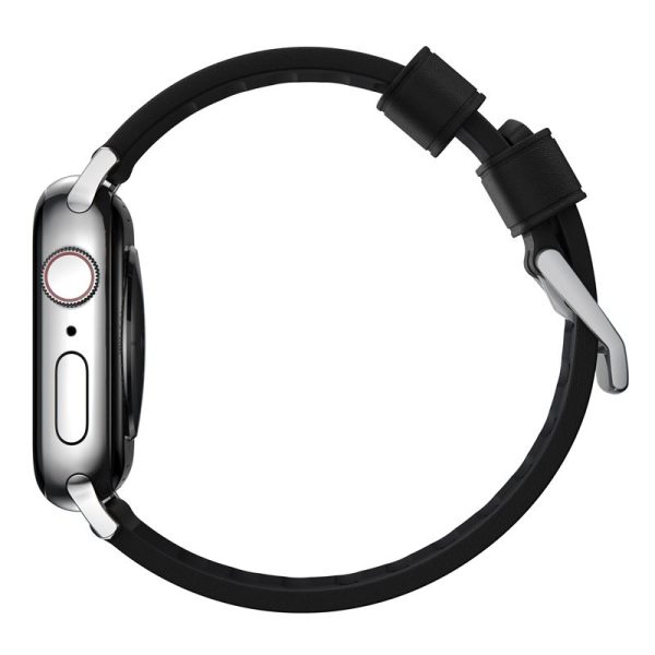 Nomad Active Strap Pro Black Silver-Apple Watch 44/45/46/49mm (NM1A41SNW0) - Image 4