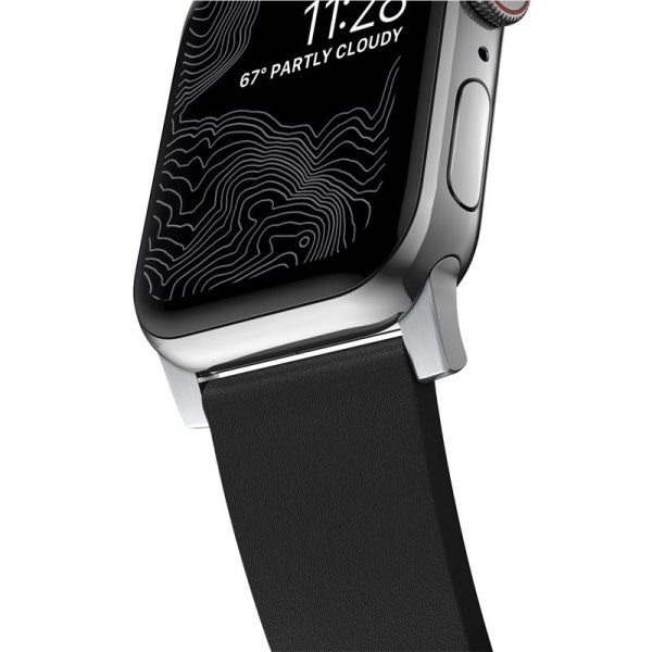 Nomad Active Strap Pro Black Silver-Apple Watch 44/45/46/49mm (NM1A41SNW0) - Image 5