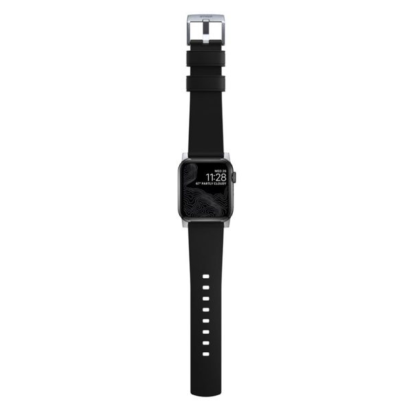 Nomad Active Strap Pro Black Silver-Apple Watch 44/45/46/49mm (NM1A41SNW0) - Image 7