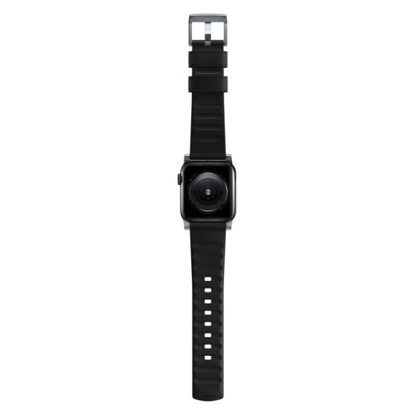 Nomad Active Strap Pro Black Silver-Apple Watch 44/45/46/49mm (NM1A41SNW0) - Image 8