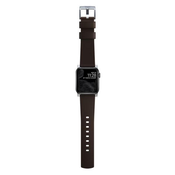 Nomad Active Strap Pro Brown Silver-Apple Watch 44/45/46/49mm (NM1A4mSNW0) - Image 7