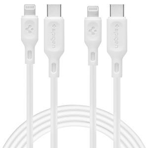 SPIGEN DURASYNC MFI LIGHTING CABLE 2-PACK 100CM WHITE