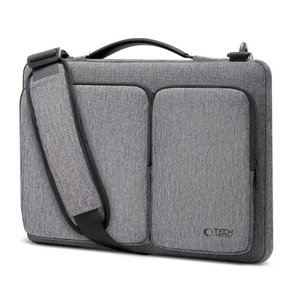 TECH-PROTECT DEFENDER BAG LAPTOP 13-14 CRAYON GREY - Image 2