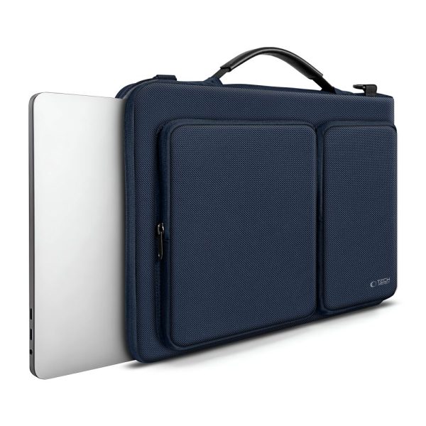 TECH-PROTECT DEFENDER BAG LAPTOP 13-14 NAVY BLUE - Image 3