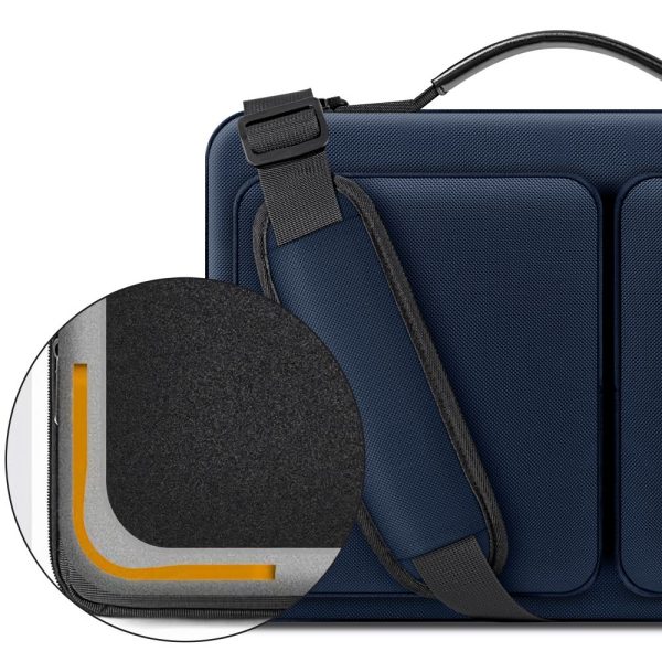 TECH-PROTECT DEFENDER BAG LAPTOP 13-14 NAVY BLUE - Image 4