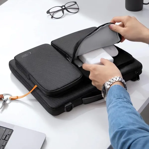 TECH-PROTECT DEFENDER BAG LAPTOP 15-16 BLACK - Image 9