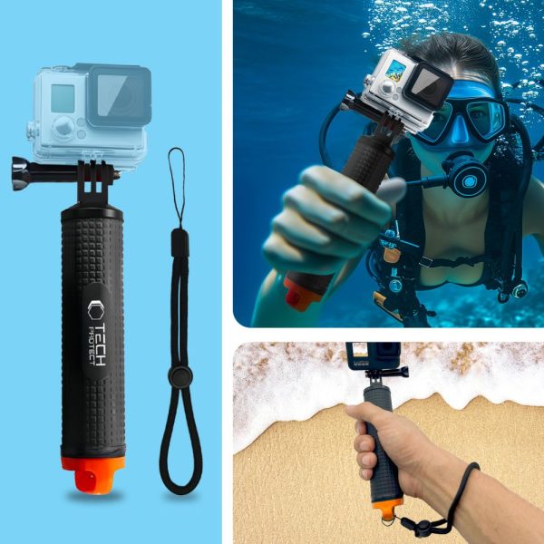 TECH-PROTECT GA100 FLOAT HAND GRIP GOPRO / DJI BLACK - Image 3