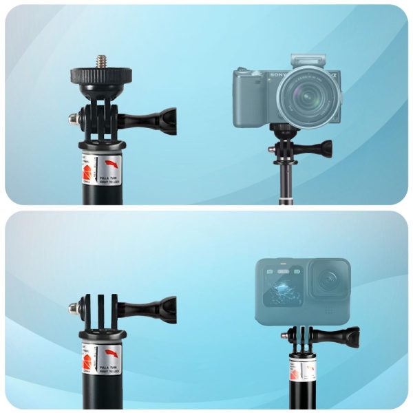 TECH-PROTECT GA100 MONOPAD & SELFIE STICK GOPRO / DJI BLACK - Image 3