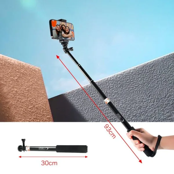 Μονόποδο Selfie Stick Tech-Protect GA100 για GoPro / DJI Μαύρο - Image 4