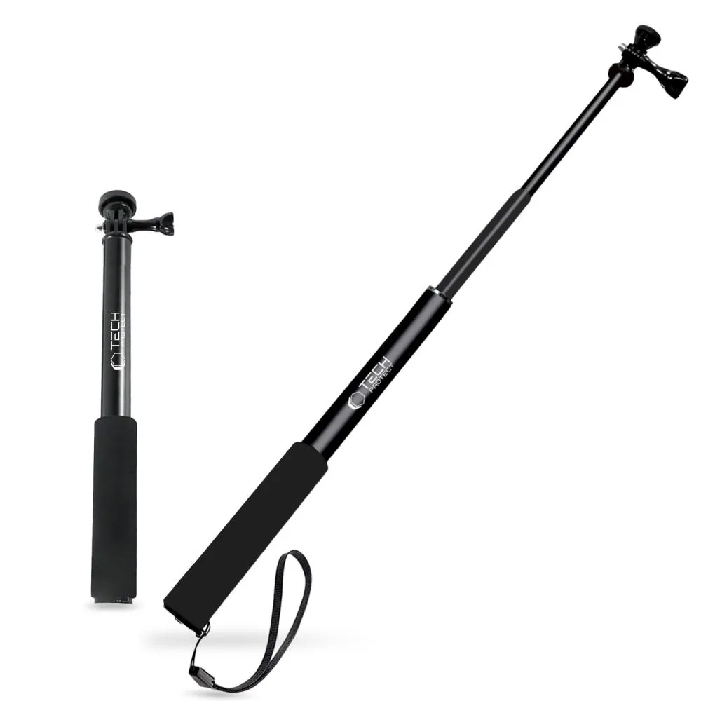 Μονόποδο selfie stick Tech-Protect GA100 για GoPro και DJI μαύρο