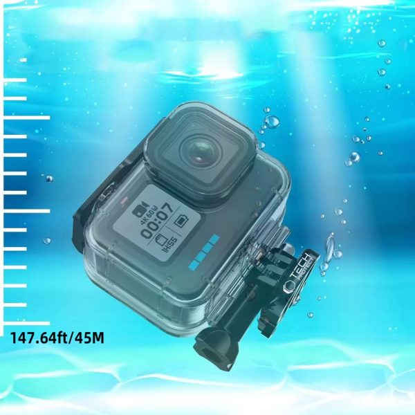 TECH-PROTECT GA200 WATERPROOF CASE GOPRO HERO 9 / 10 / 11 / 12 / 13 CLEAR - Image 3