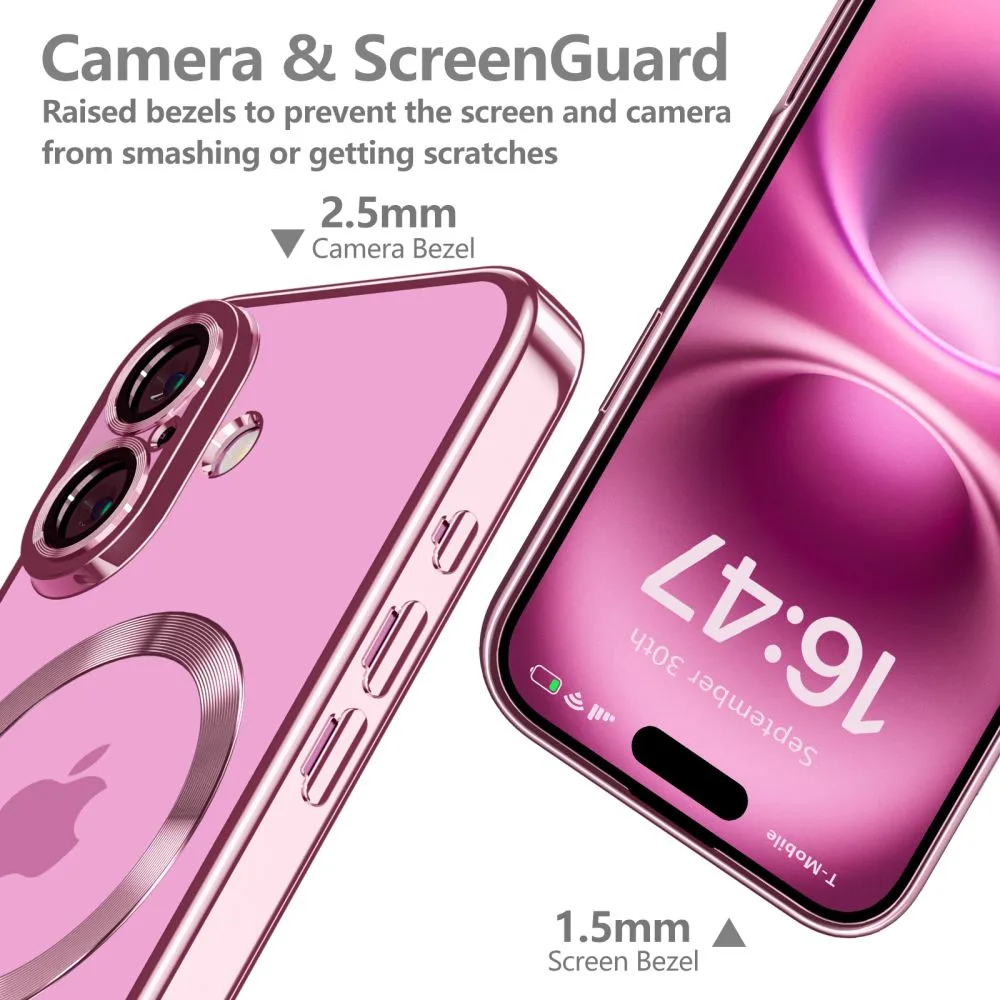 Θήκη iPhone 16 Tech-Protect MagFlex MagSafe Shiny Rose - Image 3