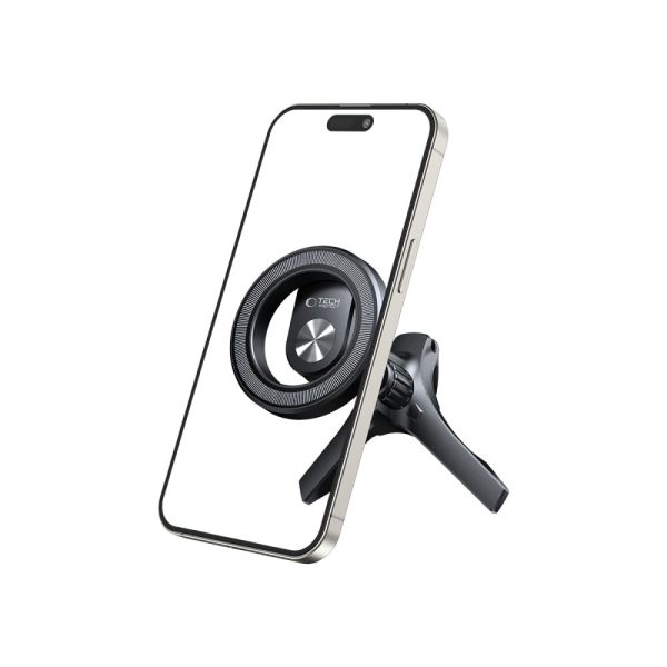 TECH-PROTECT N53 MAGNETIC MAGSAFE STABLE VENT CAR MOUNT BLACK - Image 2