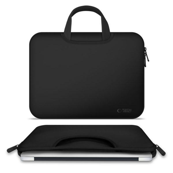 TECH-PROTECT NEOPREN BAG LAPTOP 13-14 BLACK - Image 5