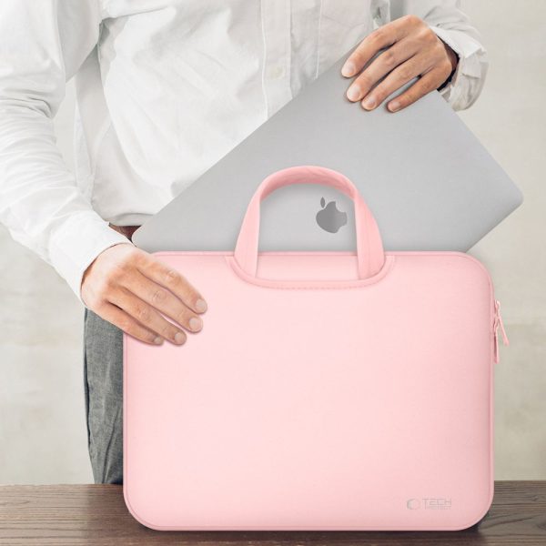 TECH-PROTECT NEOPREN BAG LAPTOP 13-14 DUSTY ROSE - Image 8